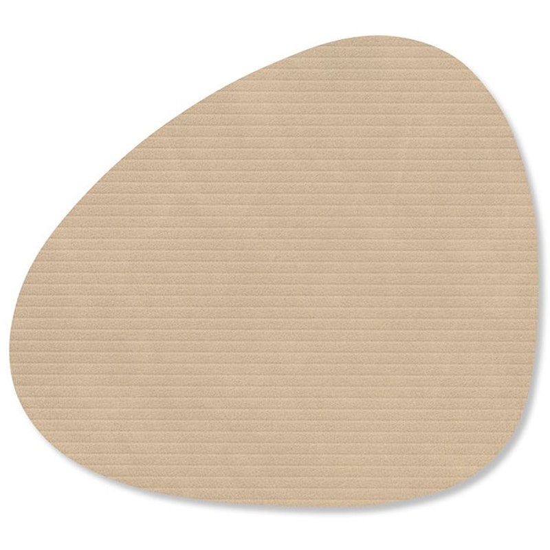 Curve Corduroy Glasuntersetzer, Sand