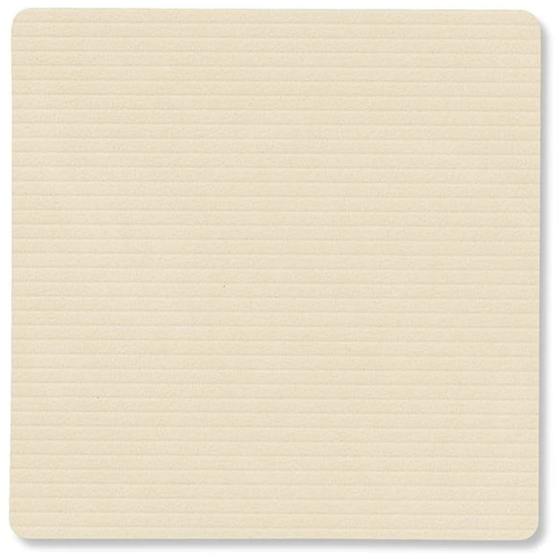 Square Corduroy Glasuntersetzer, Vanilla