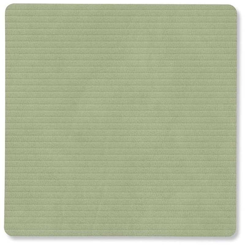 Square Corduroy Glasuntersetzer, Olivgrün