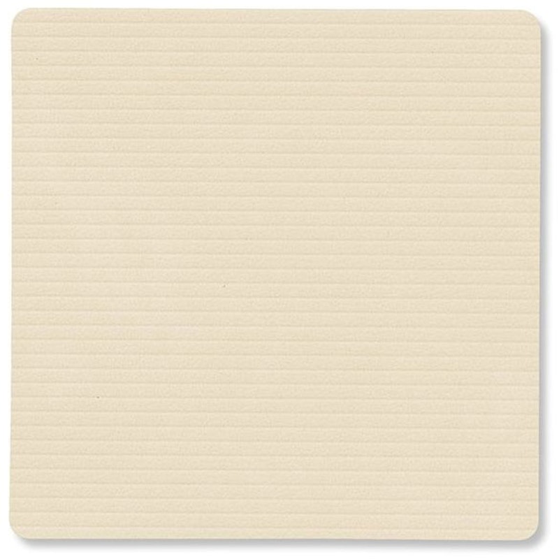 Square Corduroy Glasuntersetzer, Vanilla