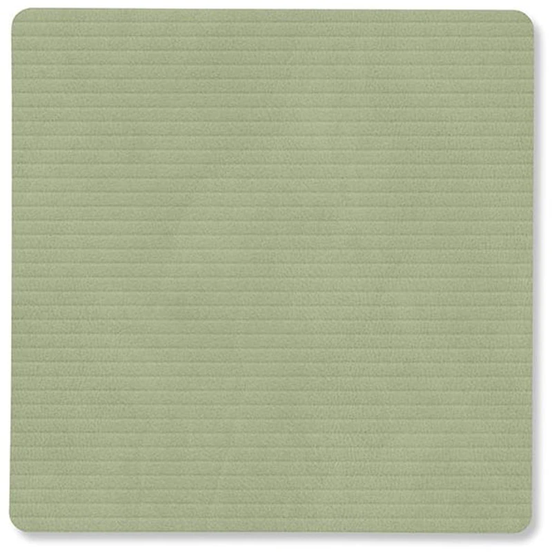 Square Corduroy Glasuntersetzer, Olivgrün