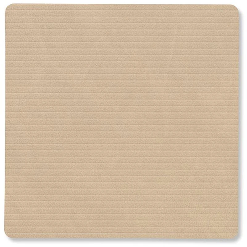 Square Corduroy Glasuntersetzer, Sand