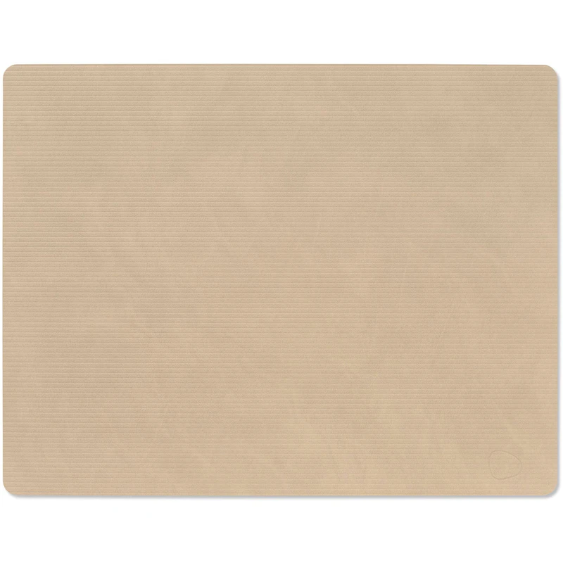 Square L Corduroy Tischset, Sand