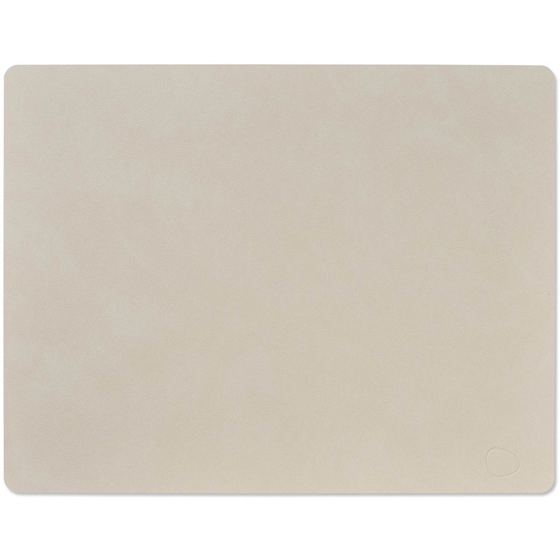 Square L Platzset Nupo 35x45 cm, Oyster White