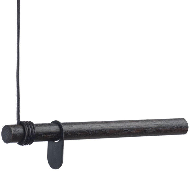 Swing Kleideranhänger 50 cm, Schwarz/Schwarzes Lede
