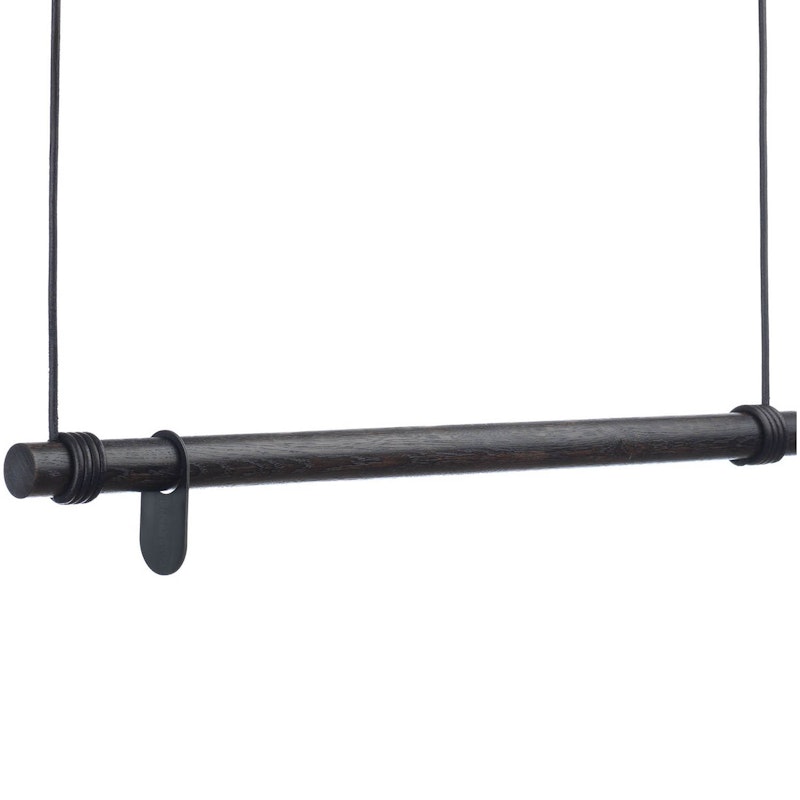 Swing Kleideranhänger 80cm, Schwarz/Schwarzes Lede