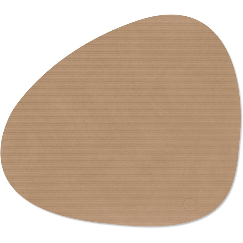 Curve L Corduroy Tischset, Nougat