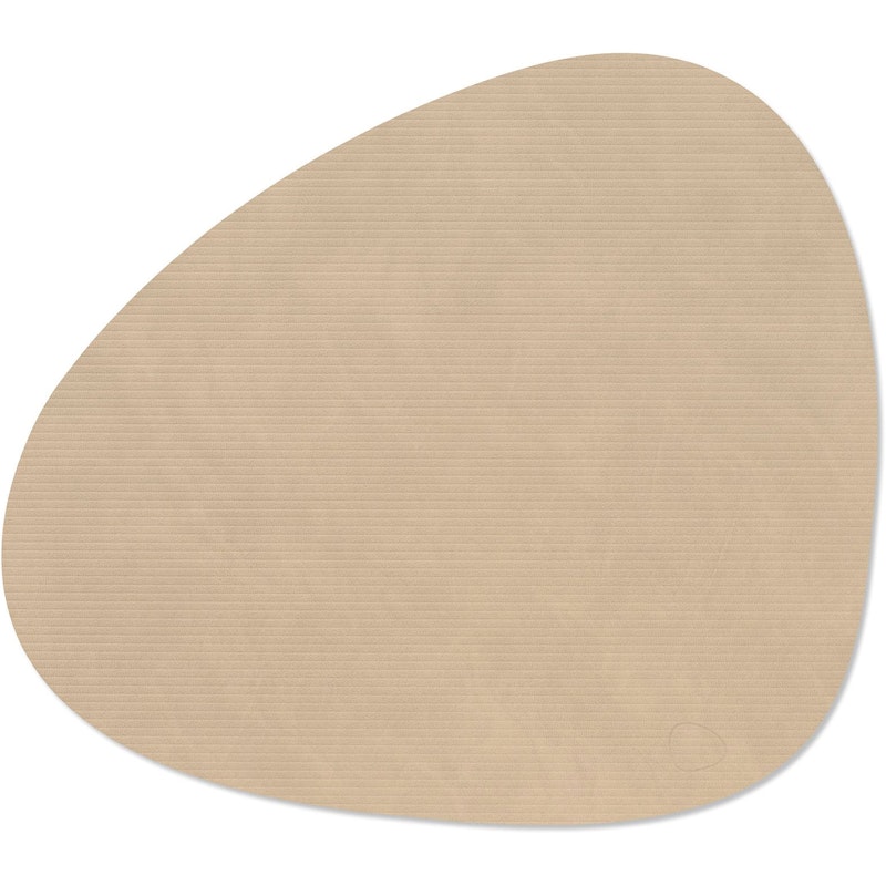 Curve L Corduroy Tischset, Sand