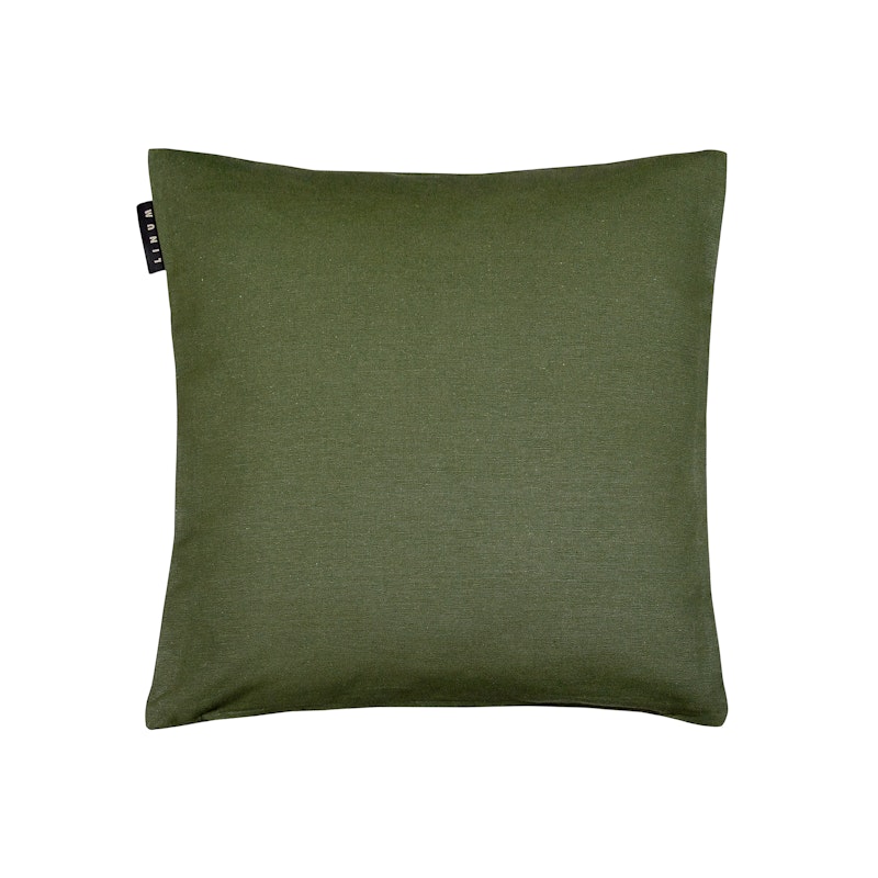 Annabell Kissenbezug 40x40 cm, Dark Olive Green