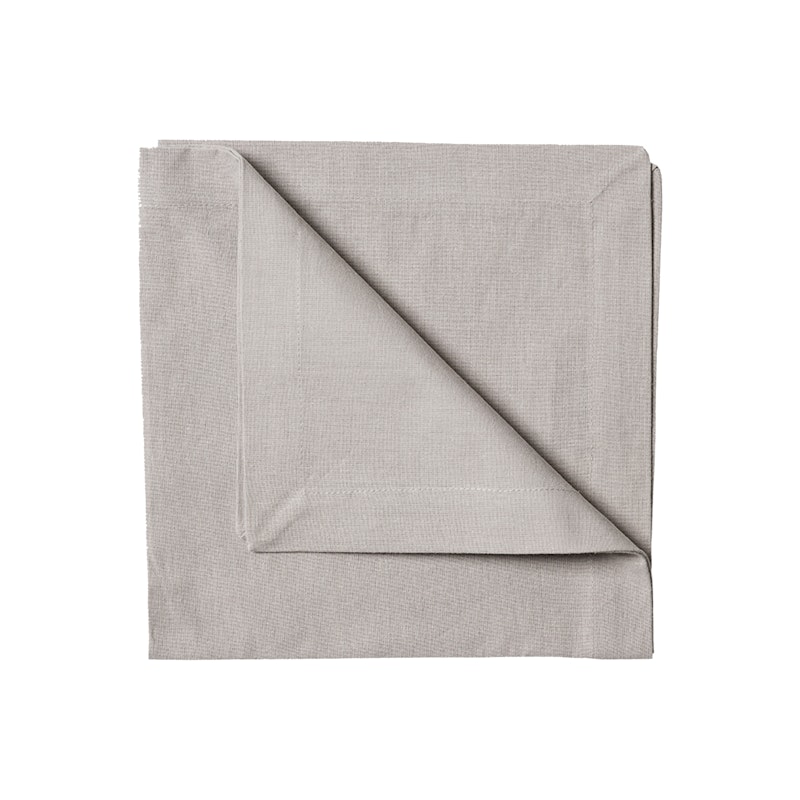 Robert Serviette 45x45 cm 4-er Set, Hellgrau