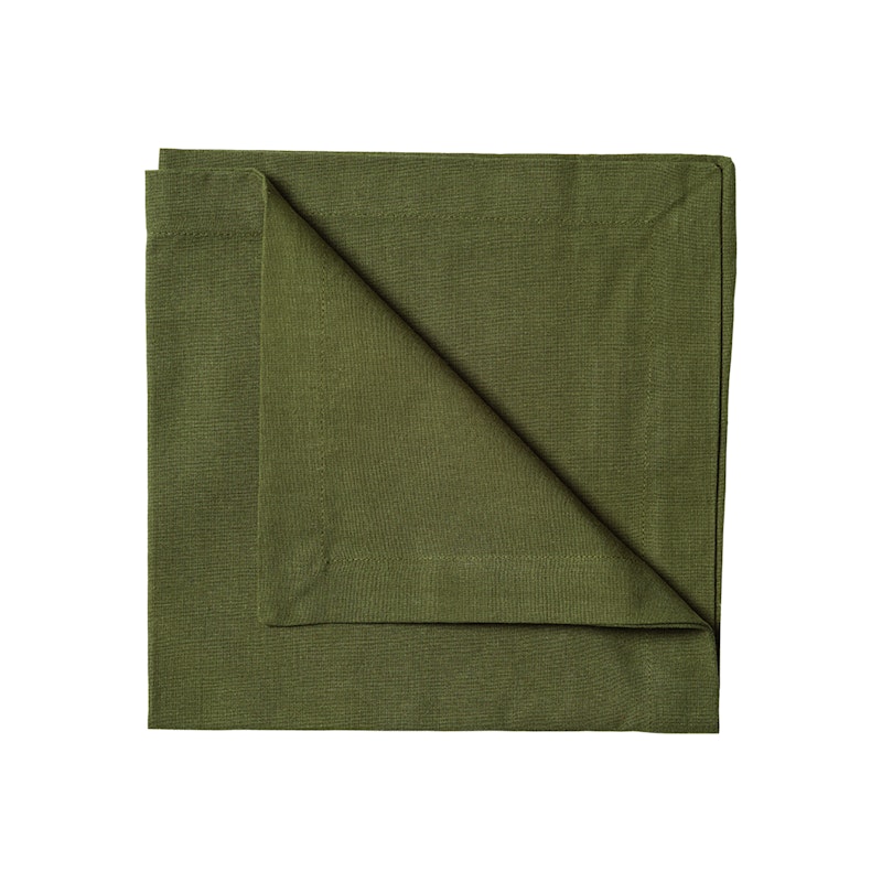 Robert Stoffserviette 45x45 cm 4-er Set, Olivgrün