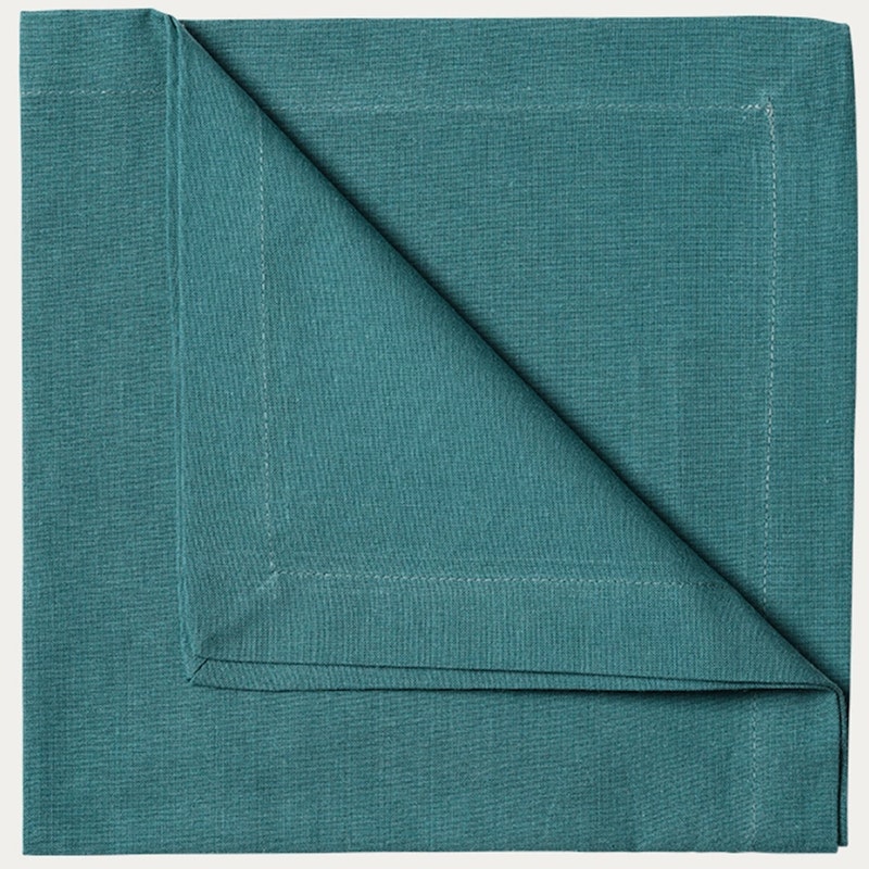 Robert Stoffserviette 45x45 cm 4-er Set, Dark Turqouise