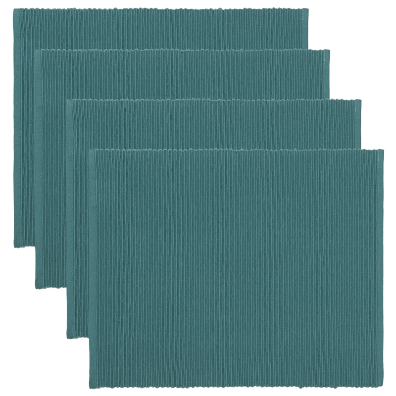 Uni Tischset 35x46 cm 4-er Set, Dark Turqouise