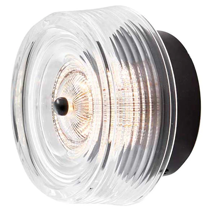 Glow Wandleuchte Ø16 cm, Schwarz
