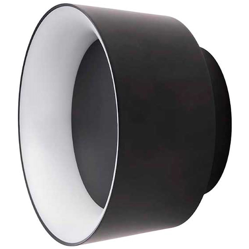 Cookie Wandleuchte / Deckenlampe Ø15 cm, Schwarz