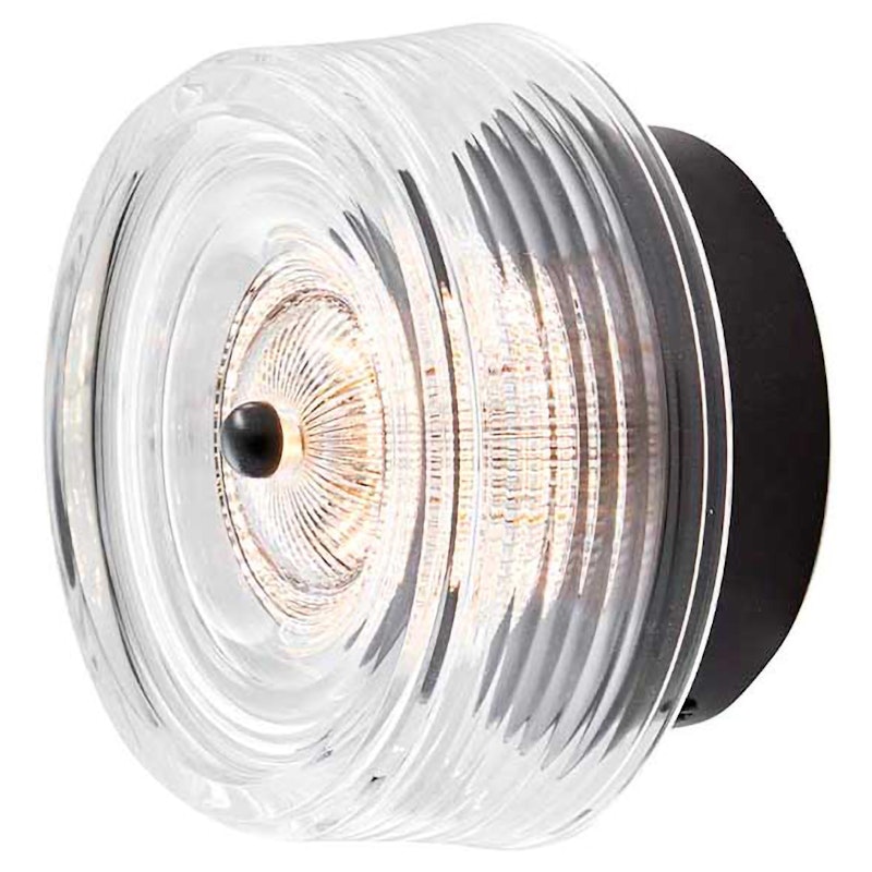 Glow Wandleuchte Ø16 cm, Schwarz