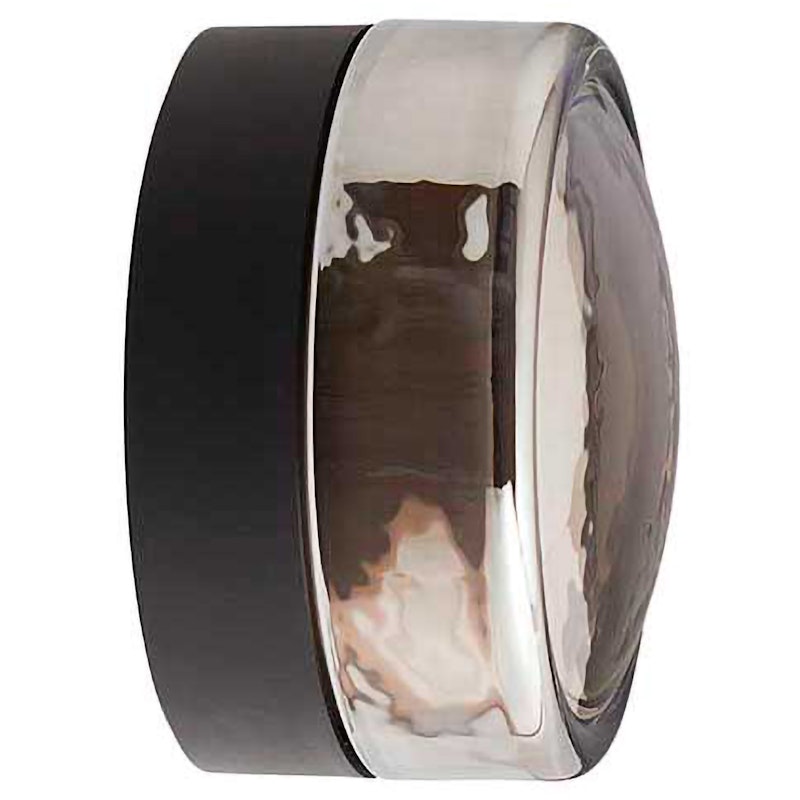 Otto Convex Wandleuchte Ø13 cm, Smoked