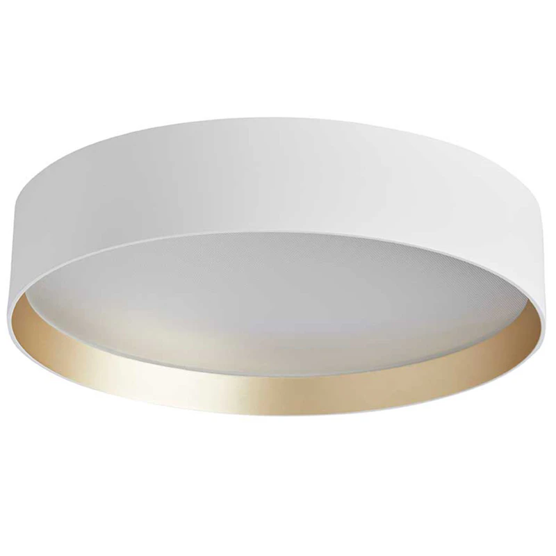 LUCIA Deckenlampe Ø35 cm, Weiß/Goldfarben