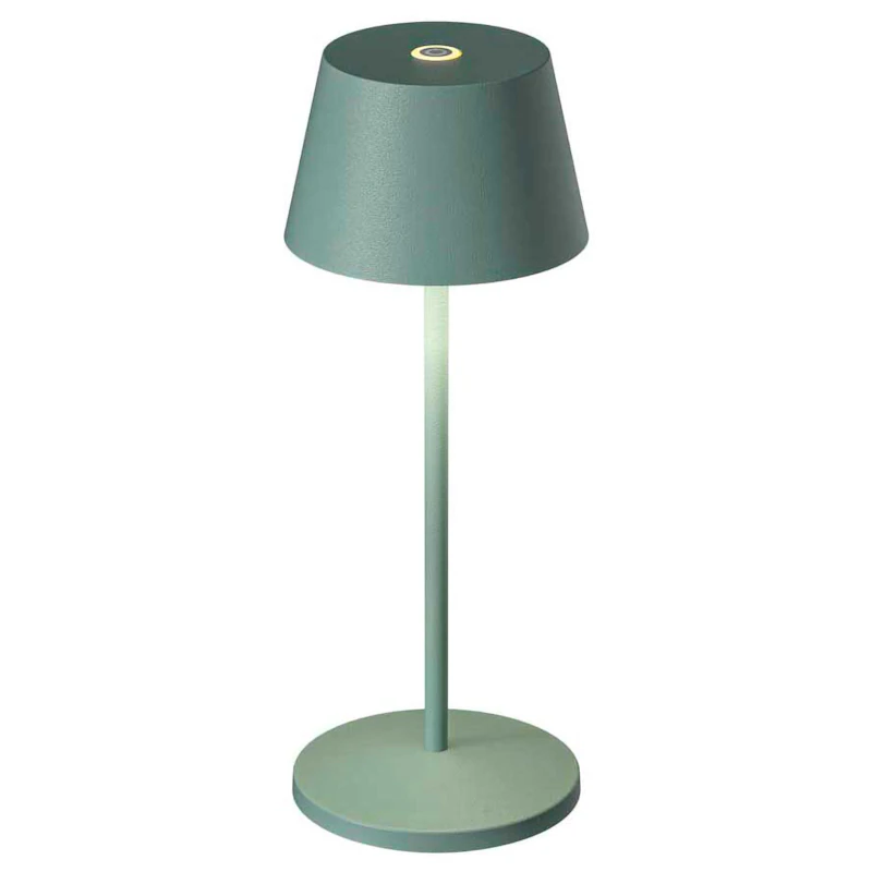 Modi Micro Tragbare Lampe H20 cm, Graugrün
