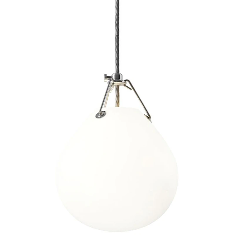Moser Pendelleuchte Ø185 Opalglas weiss matt