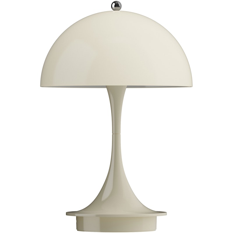 Panthella 160 Tischlampe Tragbar, Opal Beige