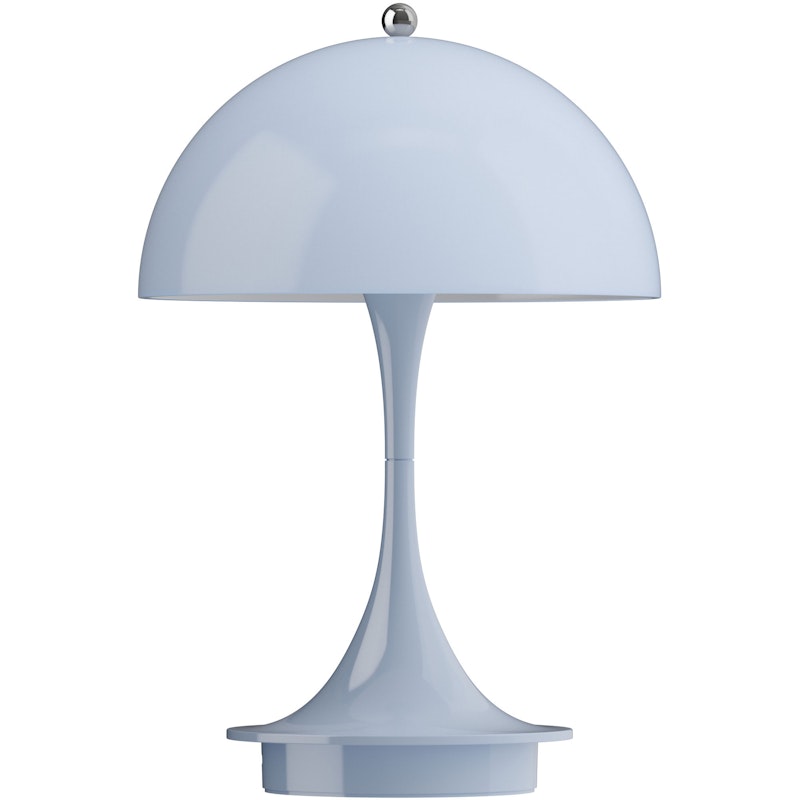 Panthella 160 Tischlampe Tragbar, Opal Pale Blue