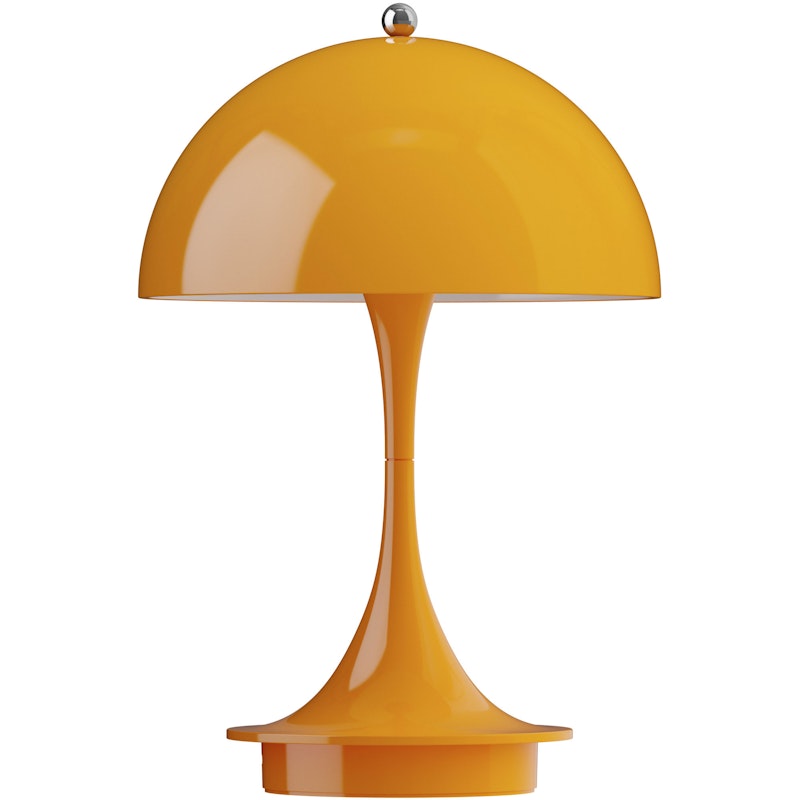 Panthella 160 Tischlampe Tragbar, Opaque Orange