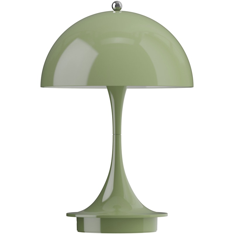 Panthella 160 Tischlampe Tragbar V3, Opaque Moss Green