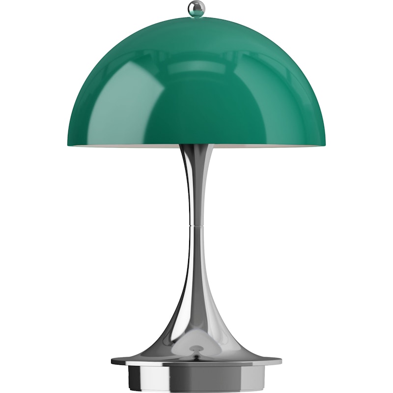 Panthella 160 Tischlampe Tragbar V3, Original Opal Green