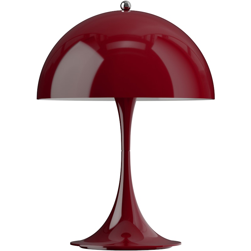 Panthella 250 Tischlampe Tragbar, Opaque Burgundy