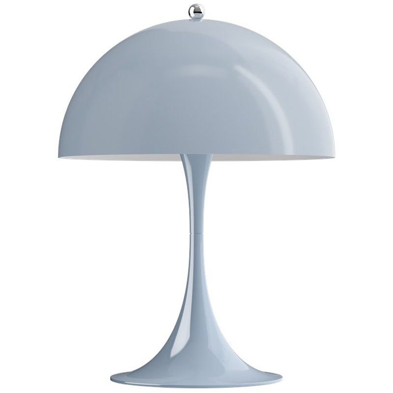 Panthella 250 Tischlampe, Pale Blue Opal Acryl