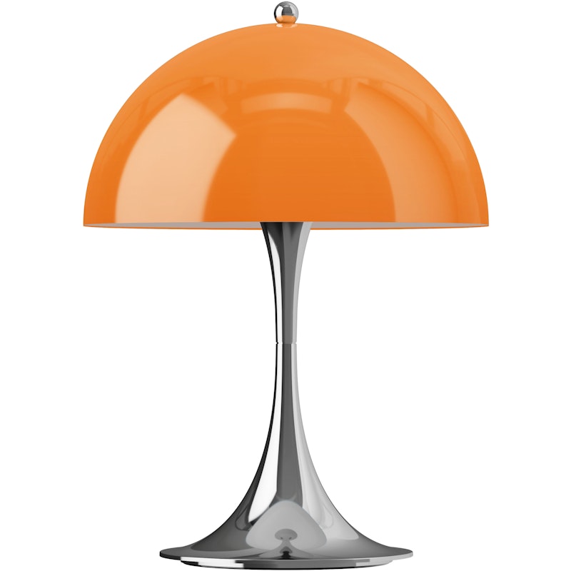 Panthella 250 Tischlampe Tragbar, Original Opal Orange