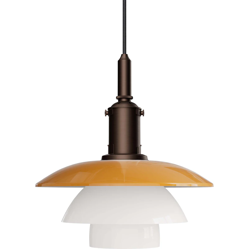 PH 3/3 Hängelampe Centenary Edition, Amber / Opal White