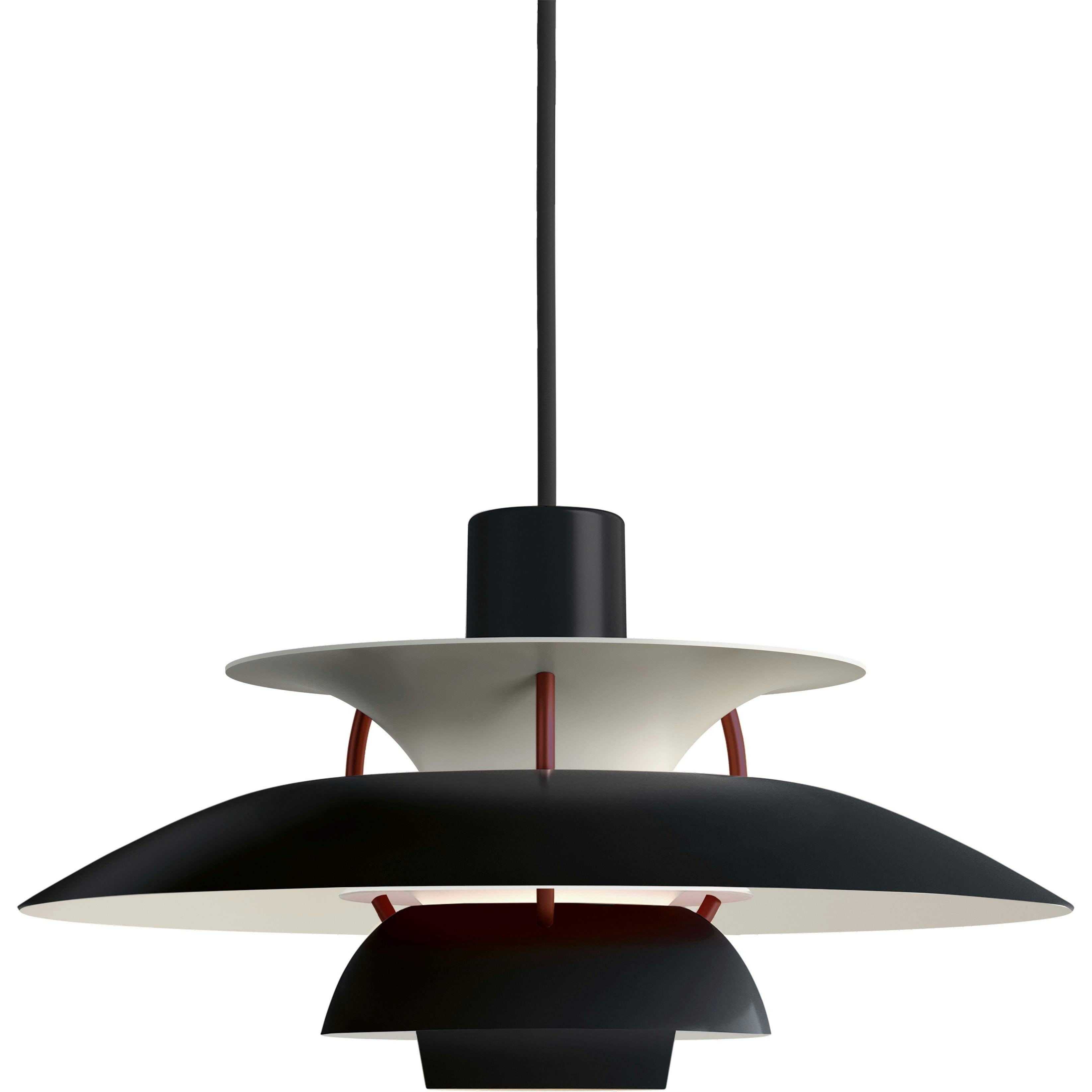 PH 5 Mini Hängelampe, Black Edition von Louis Poulsen | RoyalDesign.de