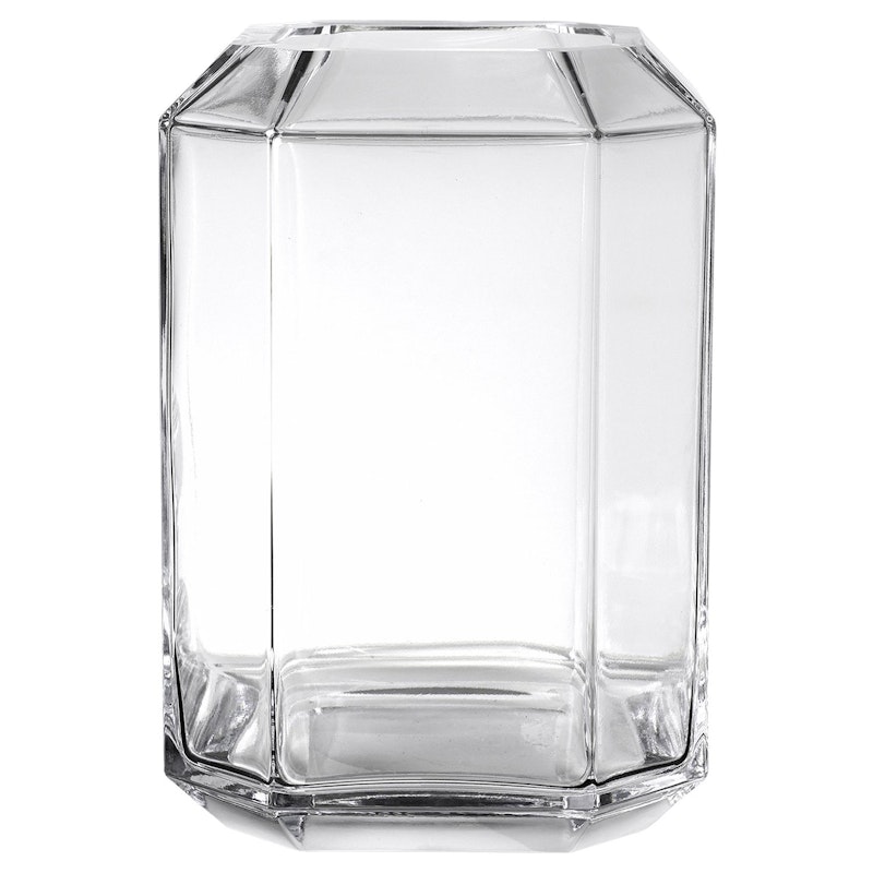 Jewel Giant Vase 18x26 cm, Transparent