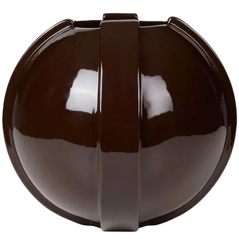 Vinci Vase 01, Dunkelbraun