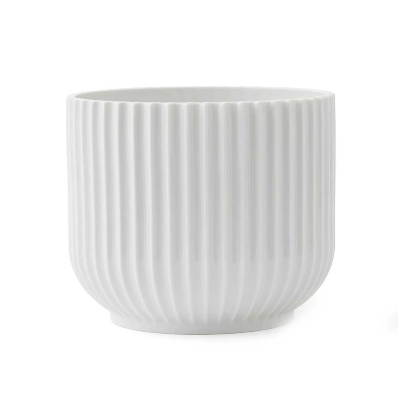 Lyngby Blumenvase Medium, Weiss