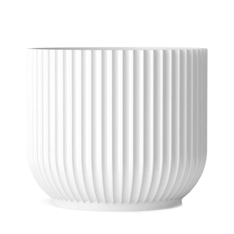 Lyngby Blumenvase Gross, Weiss