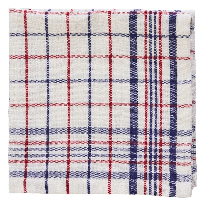 Checked Cotton Servietten 4-er Set