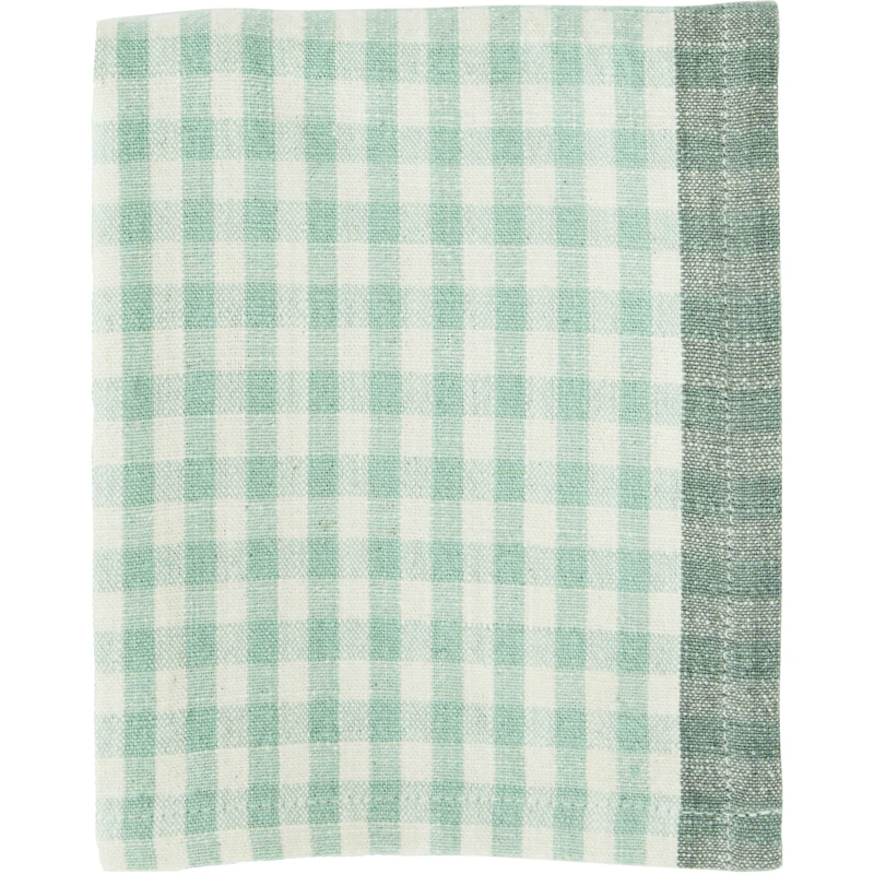 Geschirrtuch Kariert 50x70 cm, Light Green