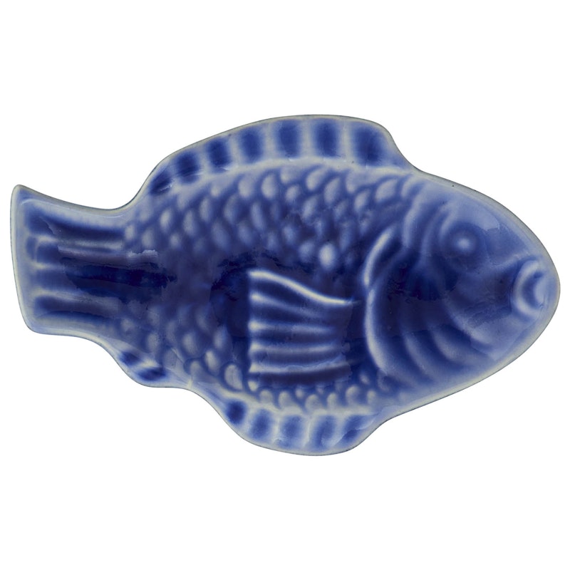 Platte Fisch 21,5 cm, Blau