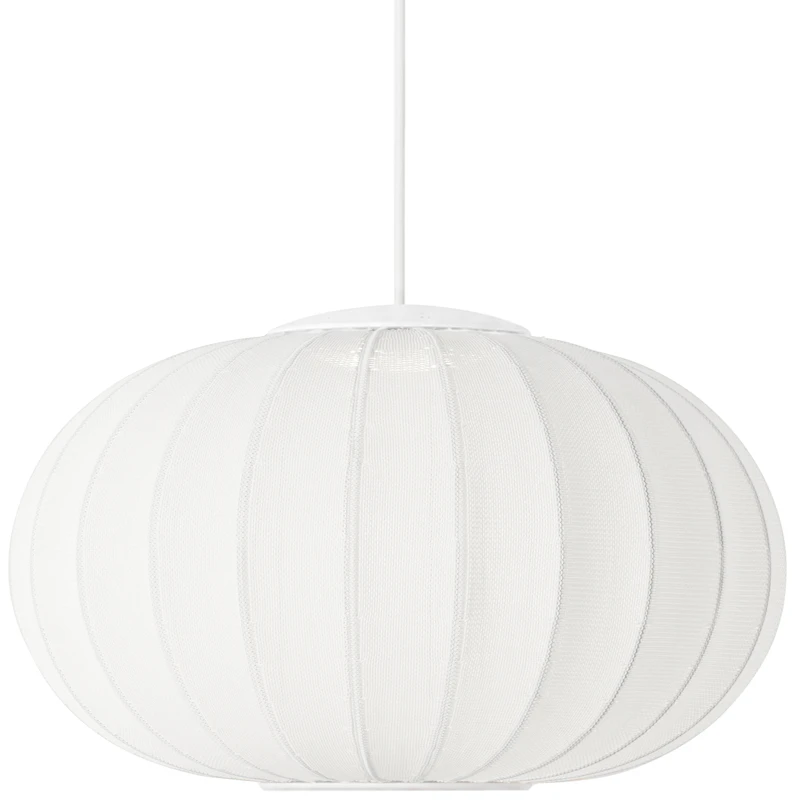 Knit-Wit Hängelampe Oval Ø57 cm LED, Cloud White