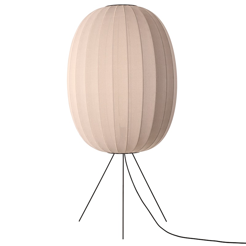 Knit-Wit Stehlampe Hoch Oval Ø65 cm, Sand Stone
