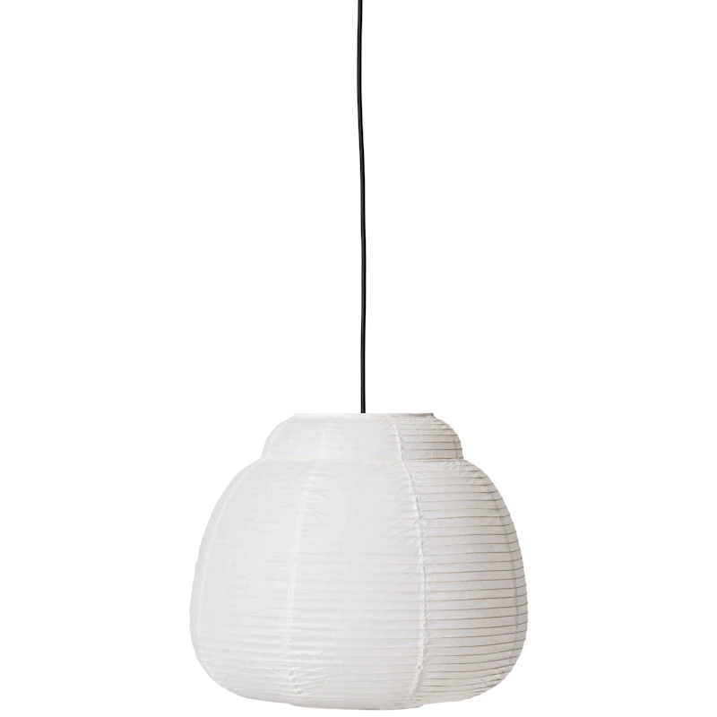 Papier Single Hängelampe Ø40 cm, Weiß