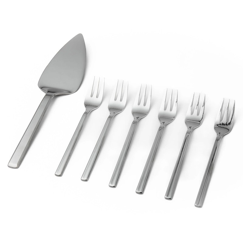 Kuchenbesteck 7-er Set, Edelstahl