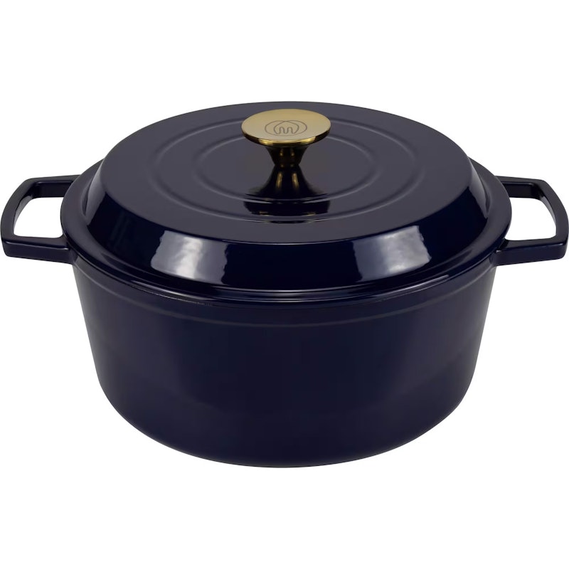 Gusseisentopf 5 L, Deep Blue