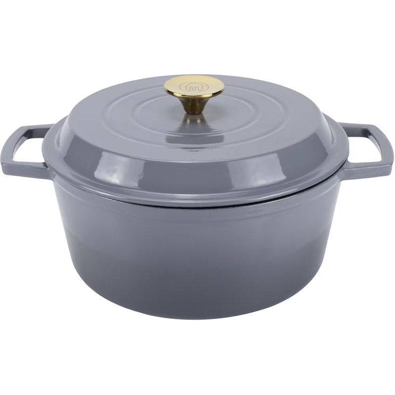 Gusseisentopf 5 L, Grau
