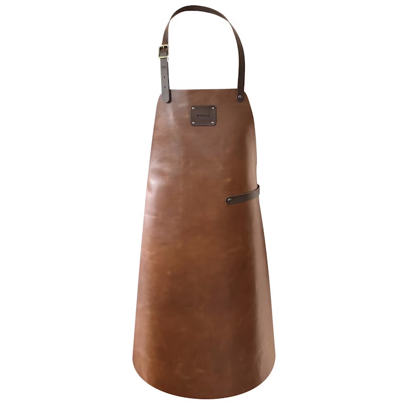 Leather Schürze, Cognacfarben