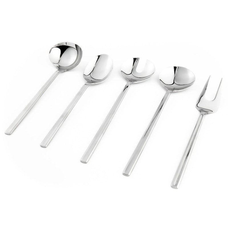 Vorlegebesteck Edelstahl, 5-er Set