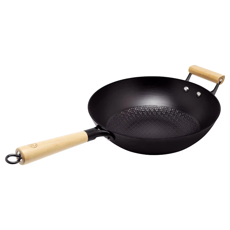 Wok-Pfanne Leichtes Gusseisen Ø30 cm